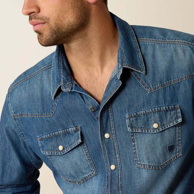 Men's Ariat Retro Fit Snap Front Shirt #10033464