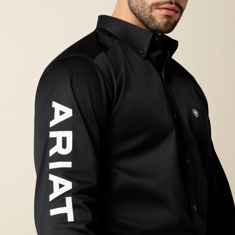 Men's Ariat Team Logo Twill Fitted Button Down Shirt #10034231