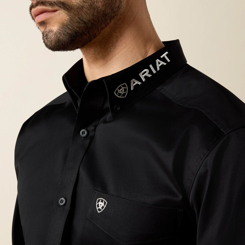 Men's Ariat Team Logo Twill Fitted Button Down Shirt #10034231