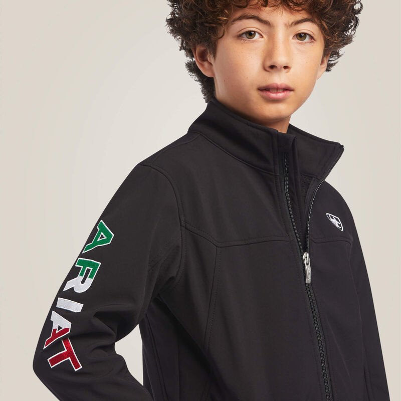 Children's Ariat New Team Softshell MEXICO Jacket #10036550