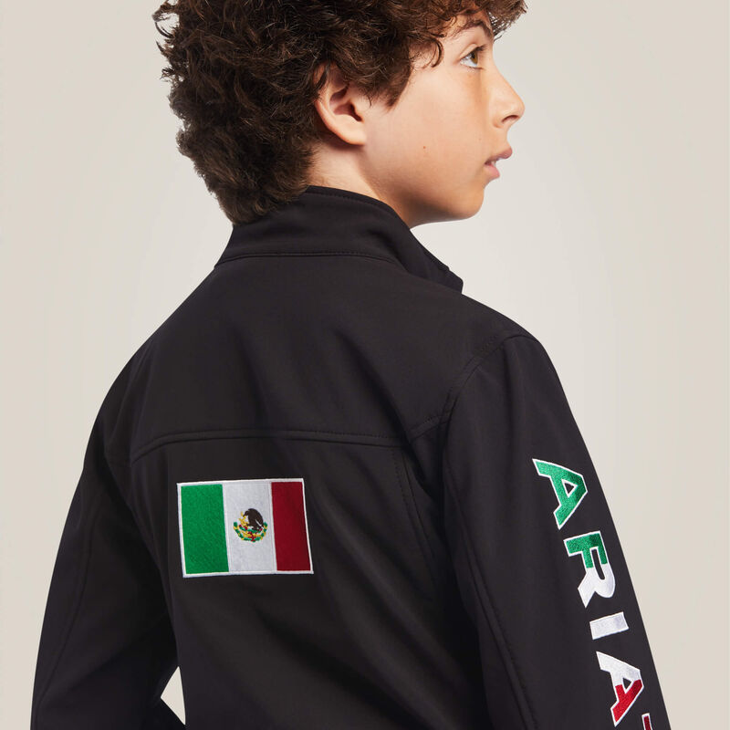 Children's Ariat New Team Softshell MEXICO Jacket #10036550