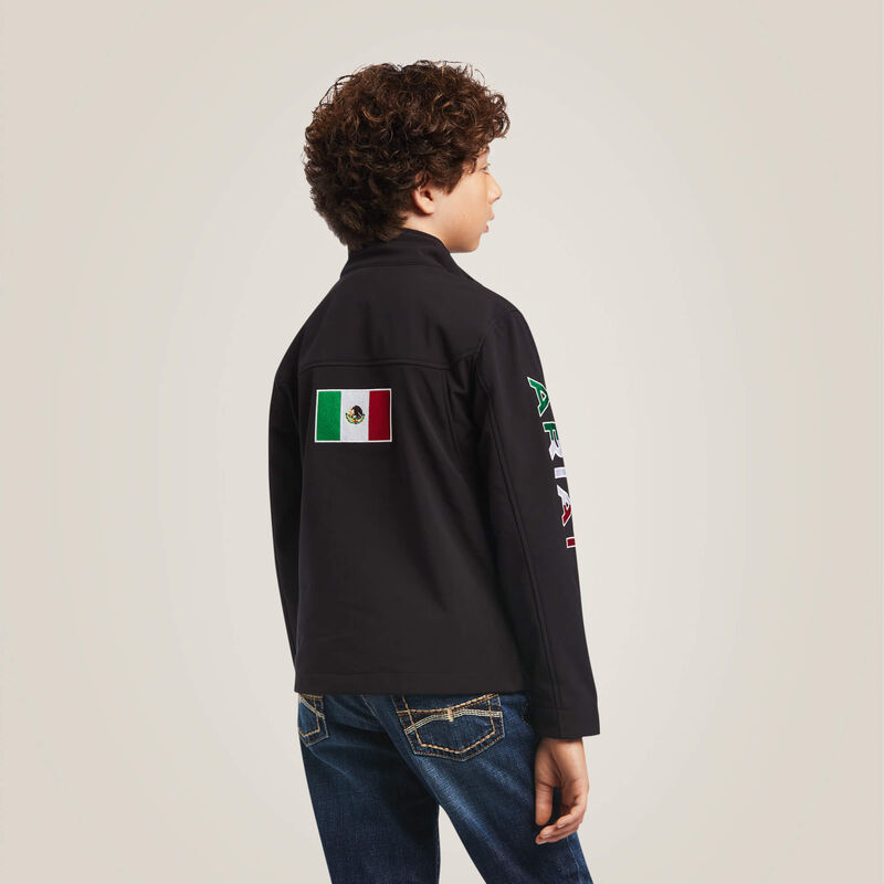 Children's Ariat New Team Softshell MEXICO Jacket #10036550