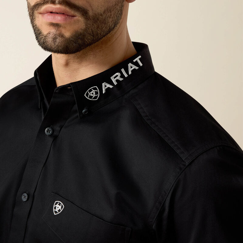 Men's Ariat Team Logo Fitted Button Down Shirt #10038914
