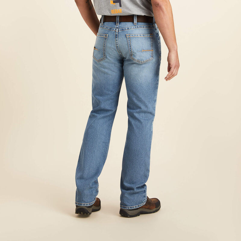 Men's Ariat Rebar M5 Straight DuraStretch Edge Straight Leg Jean 10043165