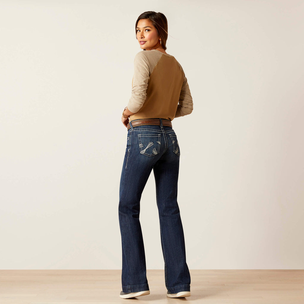 Women's Ariat Mid Rise Camila Trouser Jean #10045403