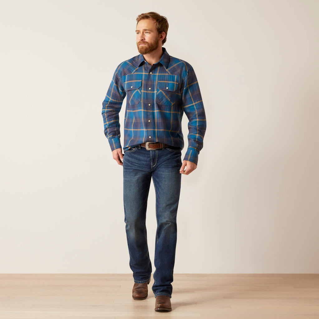 Men's Ariat Harland Retro Fit Snap Front Shirt #10046294