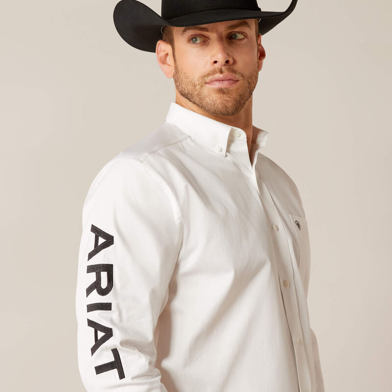 Men's Ariat Team Logo Button Down Shirt #10046825X