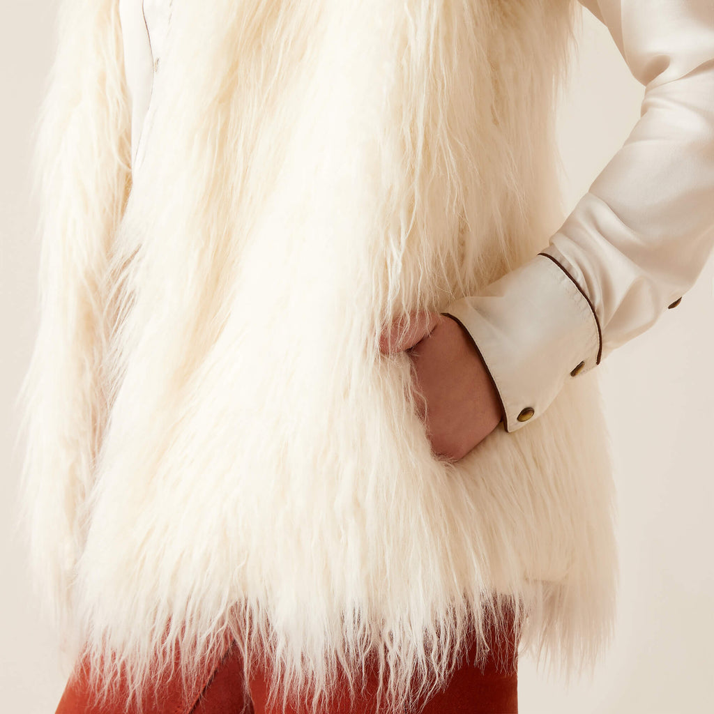 Women's Ariat Fae Faux Fur Vest #10047252