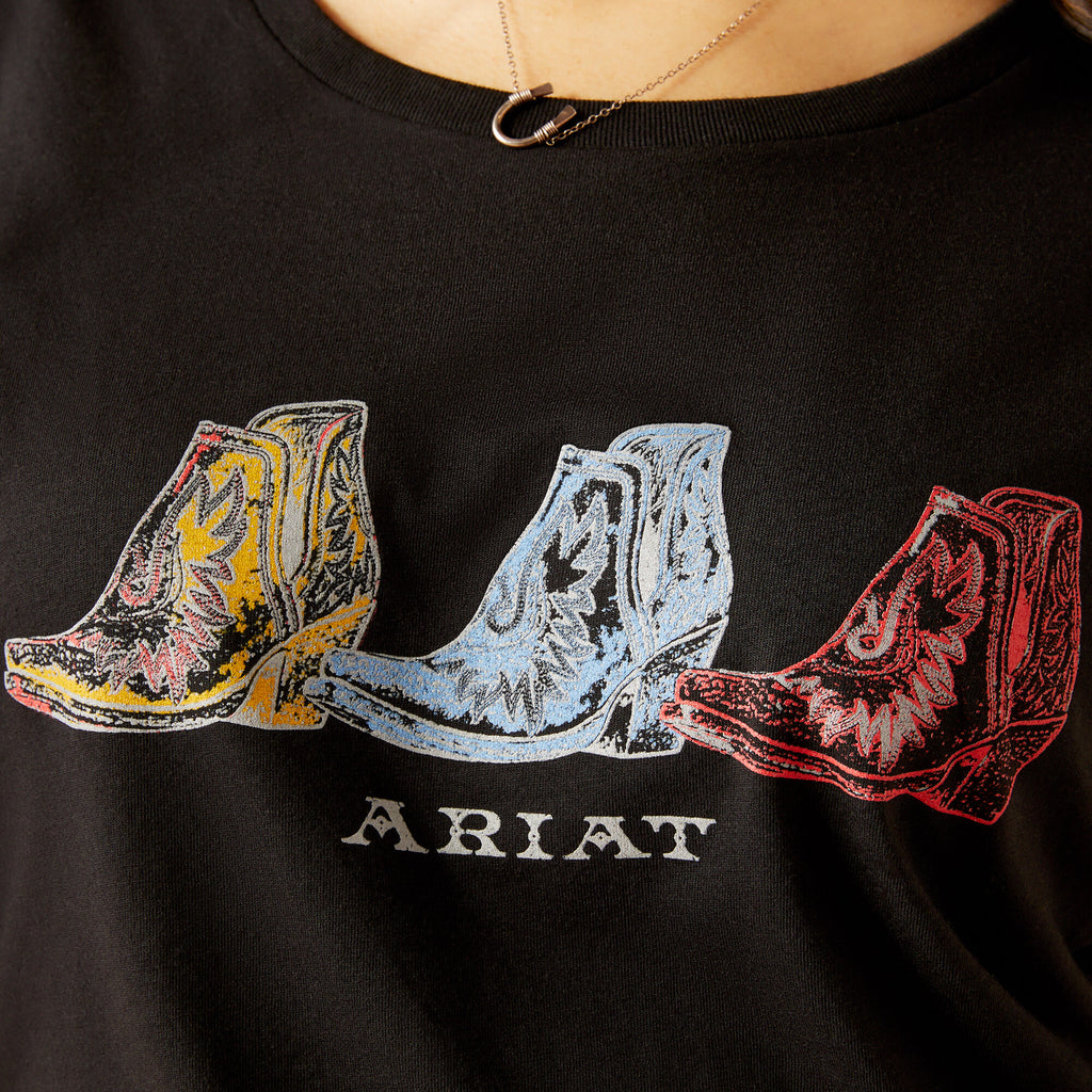 Women's Ariat Pop Boots T-Shirts #10047642