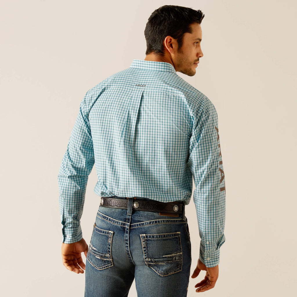 Men's Ariat Pro Series Team Graycen Fitted Button Down Shirt #10048392-C