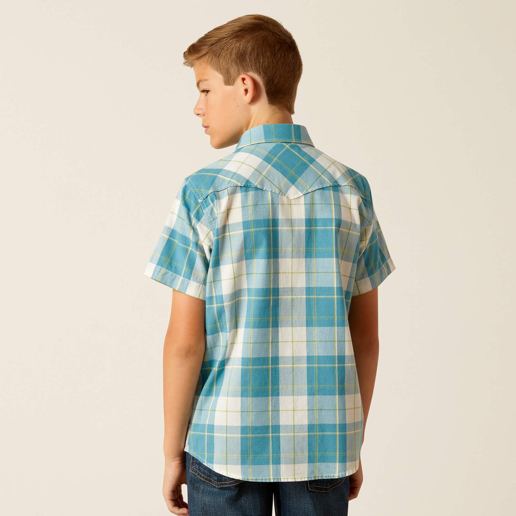 Boy's Ariat Harry Retro Fit Snap Front Shirt #10051405