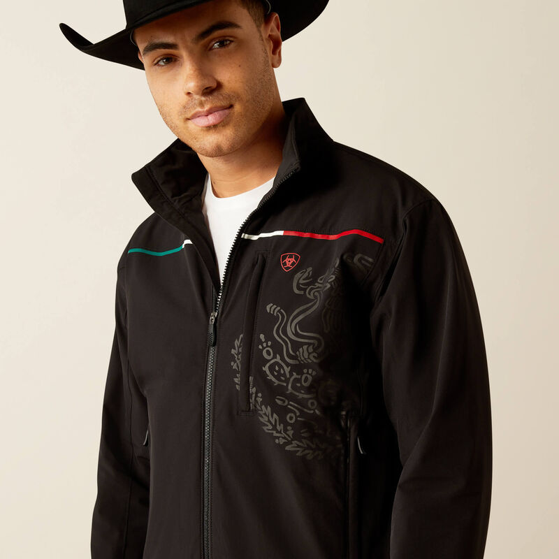 Men's Ariat Pioneer StretchShell Mexico Jacket #10054234-C | High