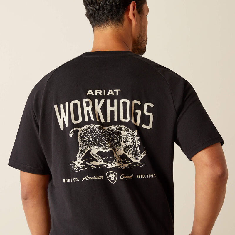 Men's Ariat Rebar Cotton Strong Workhog T-Shirt #10054446X