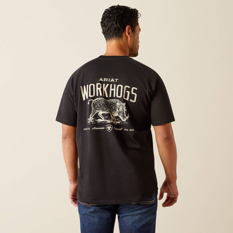 Men's Ariat Rebar Cotton Strong Workhog T-Shirt #10054446X