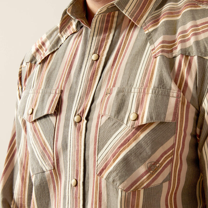 Men's Ariat Hawk Retro Fit Snap Front Shirt #10058702X