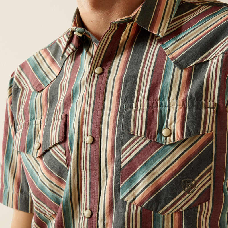 Men's Ariat Haven Retro Fit Snap Front Shirt #10058714X