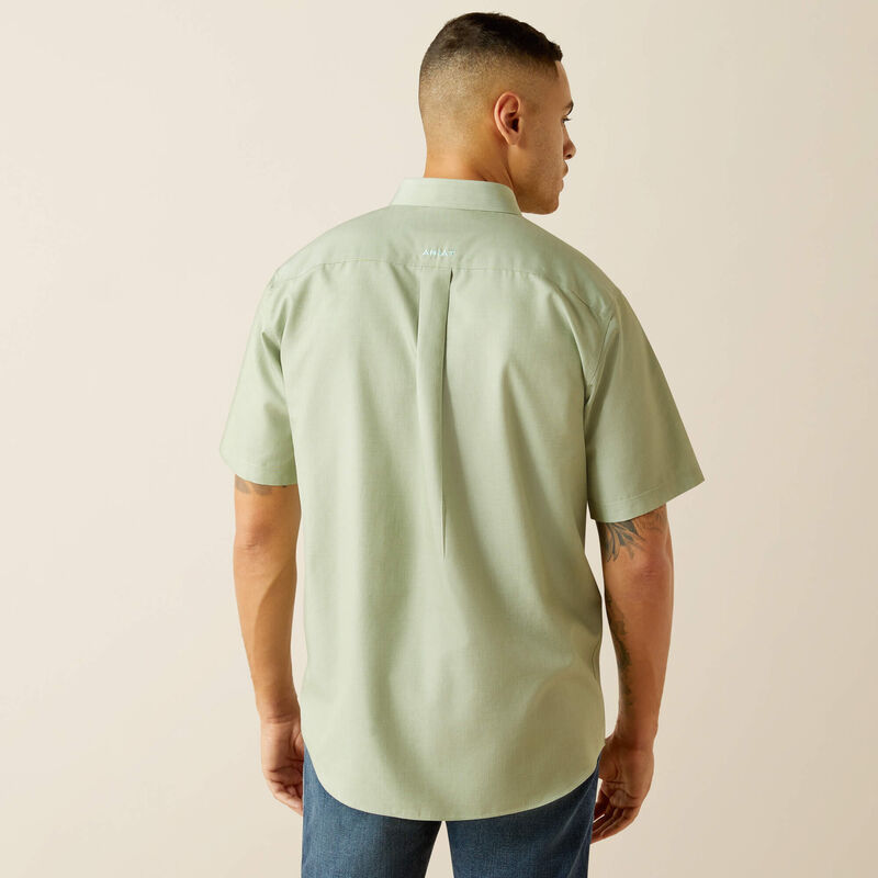 Men's Ariat Wrinkle Free Solid Classic Fit Button Down Shirt #10058980X