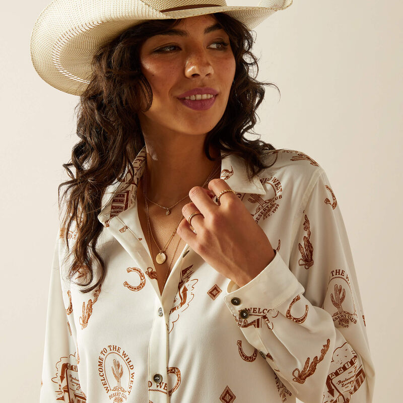 Women's Ariat Homestyle Button Down Shirt #10060364