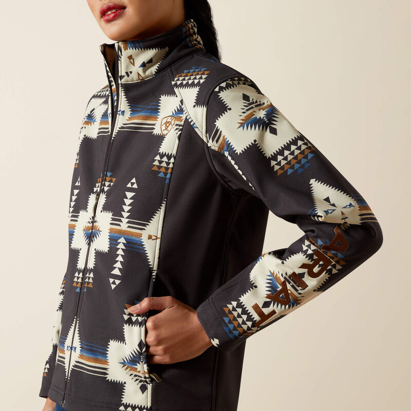 Women's Ariat Logo Softshell Print Jacket #10062213