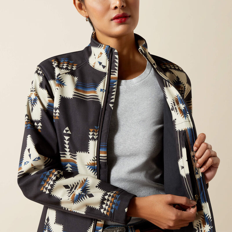 Women's Ariat Logo Softshell Print Jacket #10062213