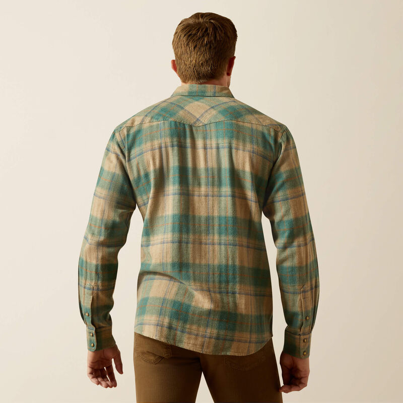 Men's Ariat Huxlee Retro Fit Snap Front Shirt #10062224X