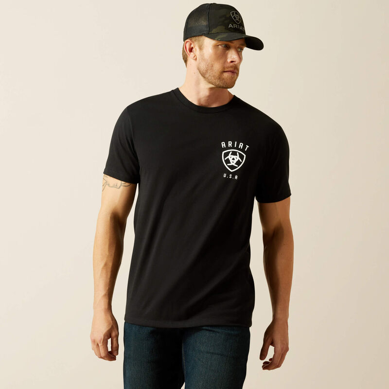 Men's Ariat Faded Bull T-Shirt #10062429