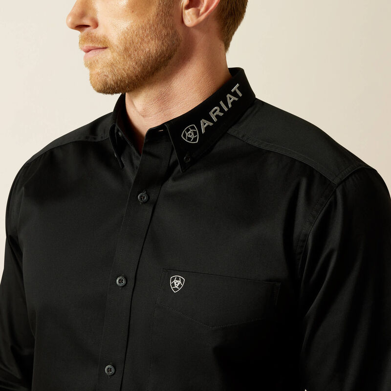 Men's Ariat Team Logo Twill Fitted Shirt #10062659