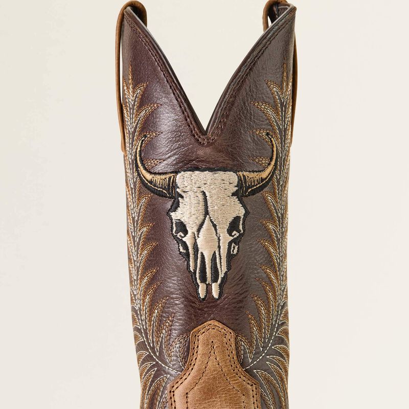 Men's Ariat Sport Steer Skull Cowboy Boot #10064053