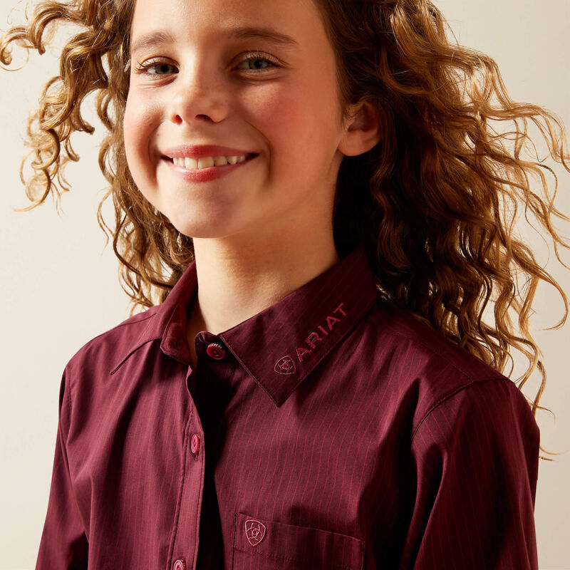 Girl's Ariat Team Kirby Button Down Shirt #10065835