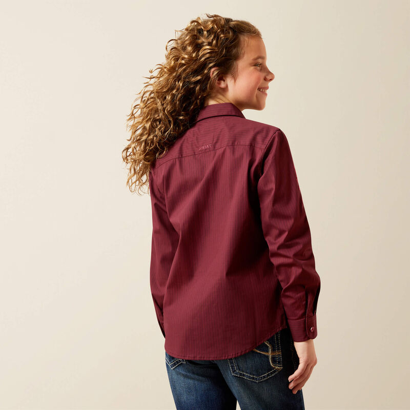 Girl's Ariat Team Kirby Button Down Shirt #10065835
