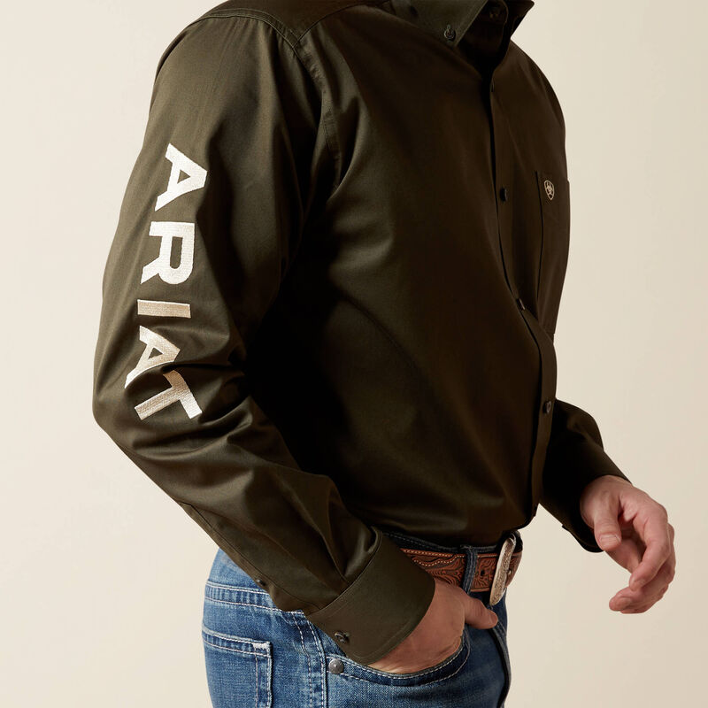 Men's Ariat Team Logo Twill Classic Fit Button Down Shirt #10065845