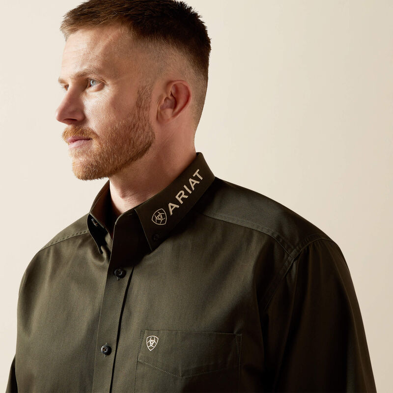 Men's Ariat Team Logo Twill Classic Fit Button Down Shirt #10065845