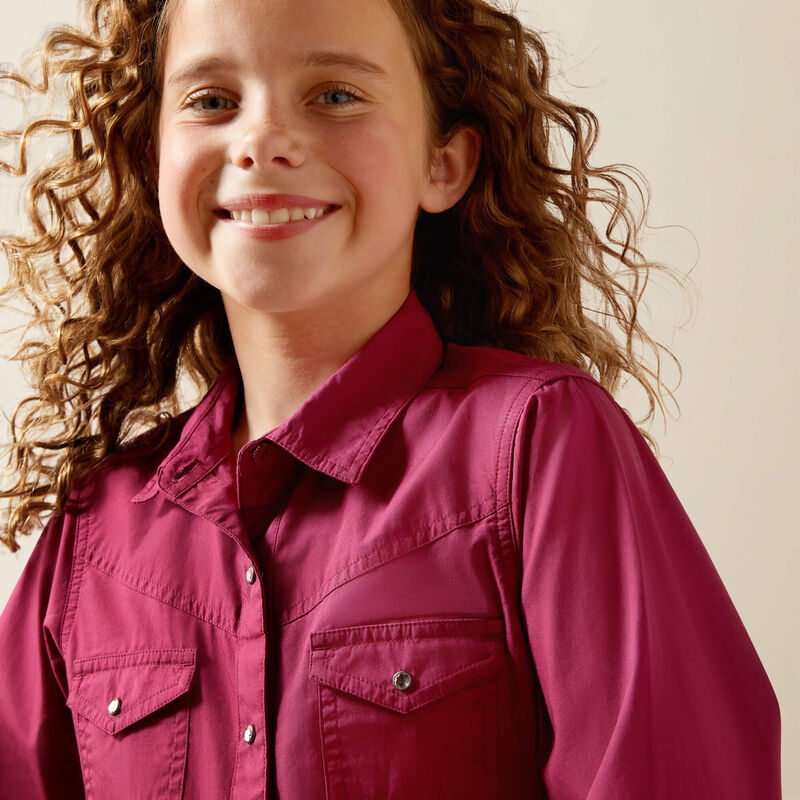 Girl's Ariat Shine Bright Snap Front Shirt #10065862
