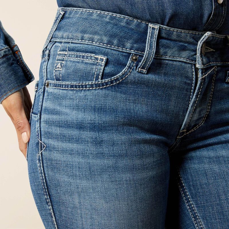 Women's Ariat Mid Rise Aisha Boot Cut Jean #10065887