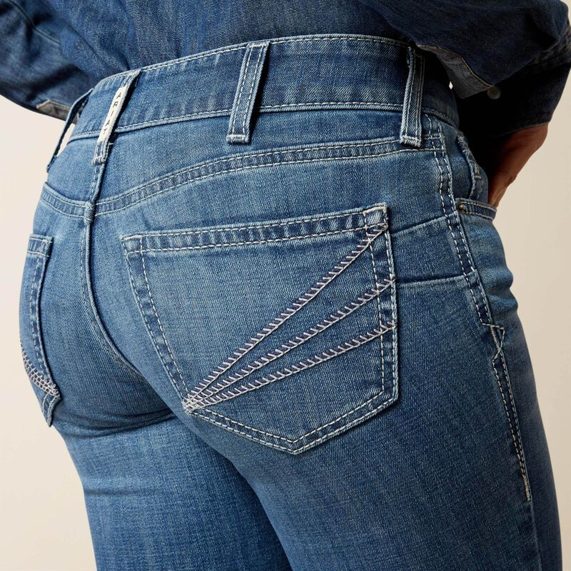 Women's Ariat Mid Rise Aisha Boot Cut Jean #10065887