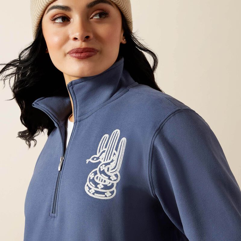 Women's Ariat Quarry 1/2 Zip Sweatshirt #10065973
