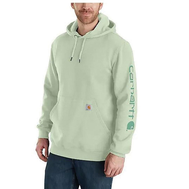 Men's Carhartt Loose Fit Midweight Logo Sleeve Hoodie #K288