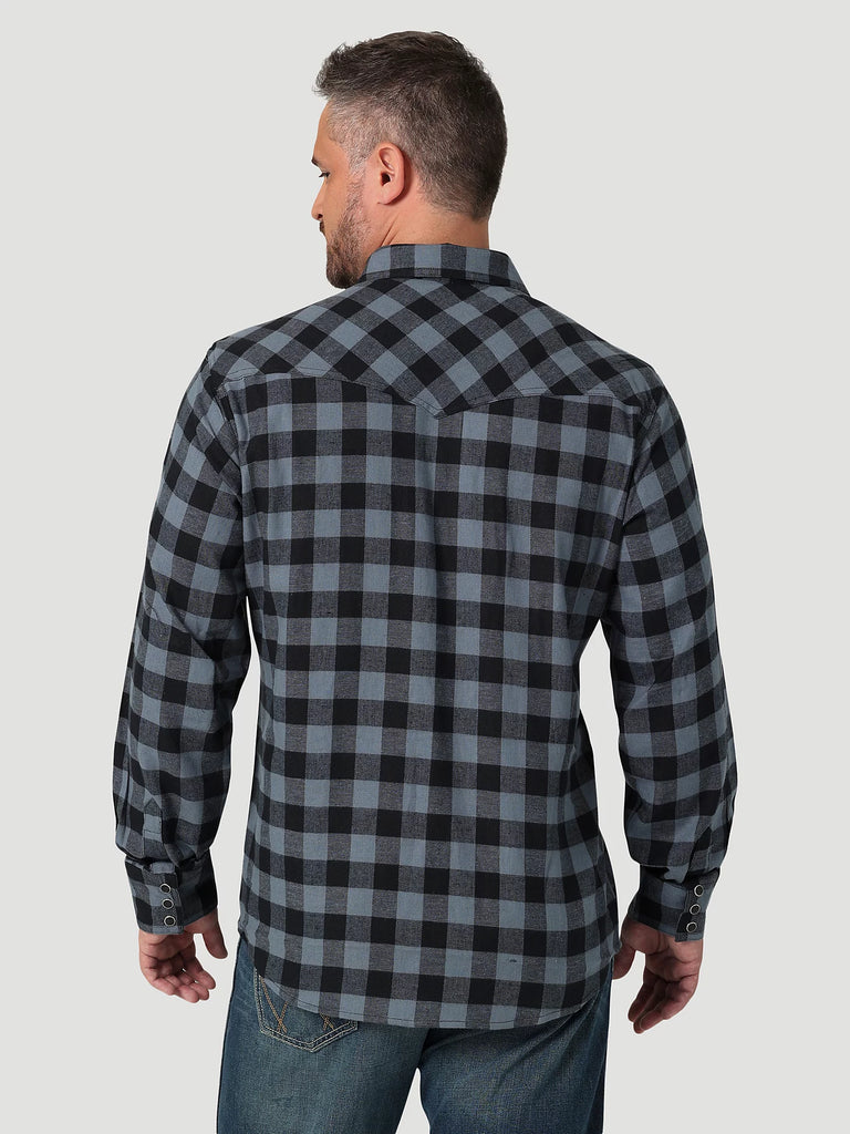 Men's Wrangler Retro Flannel Snap Front Shirt #112330472X