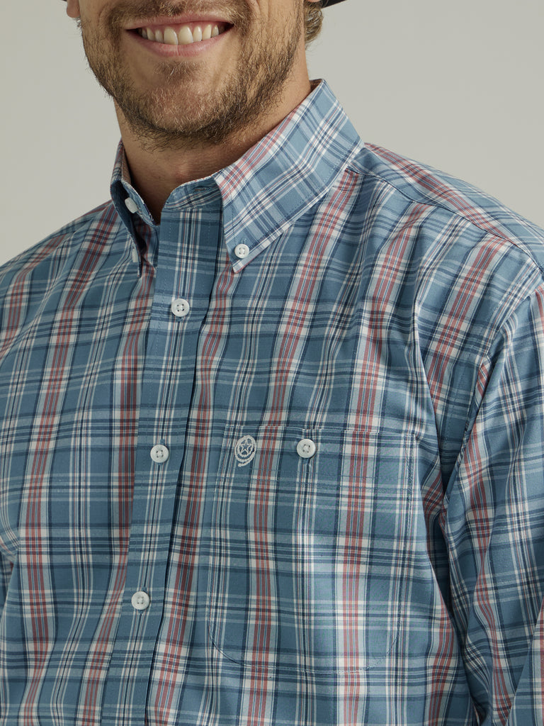 Men's Wrangler George Strait Button Down Shirt #112331805-C