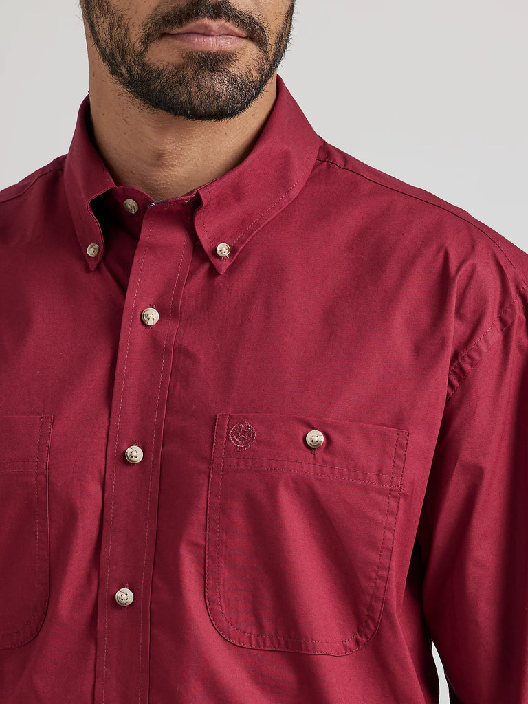 Men's Wrangler George Strait Button Down Shirt #112338105-C