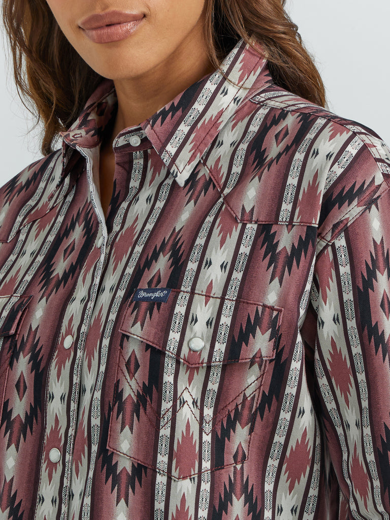 Women's Wrangler Vintage Snap Front Shirt #112353152
