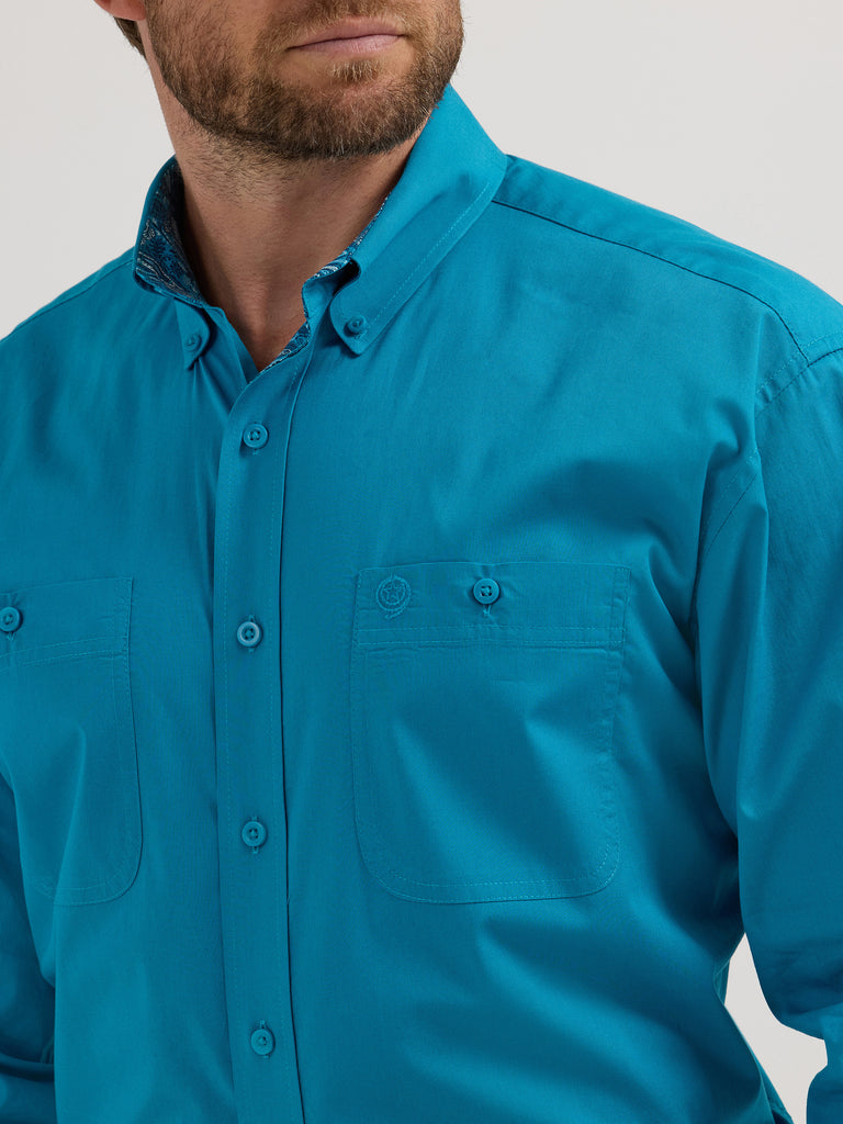 Men's Wrangler George Strait Button Down Shirt #112356631X