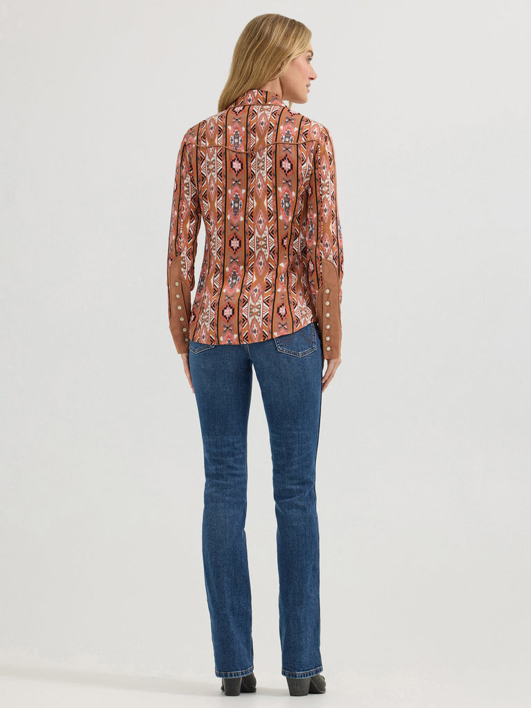 Women's Wrangler X Lainey Wilson Checotah Snap Front Shirt #112360599