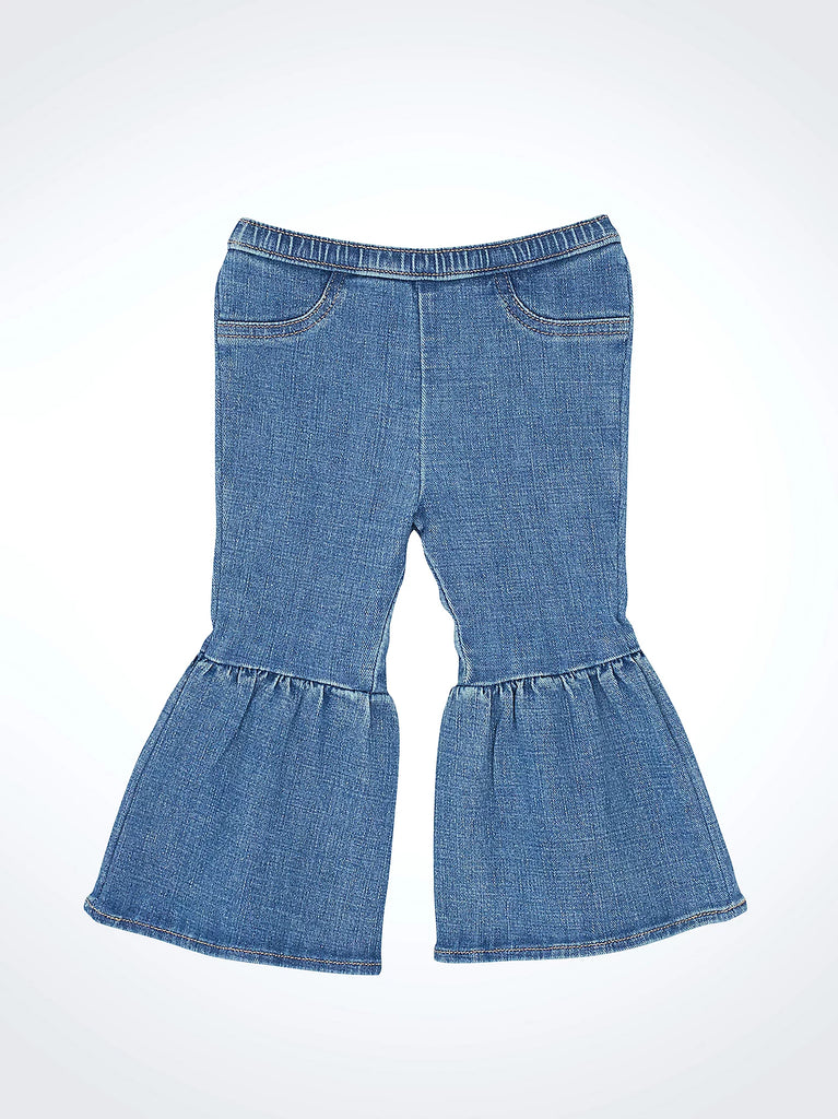 Infant Girl's Wrangler Ruffle Leg Flare Jean #112367531