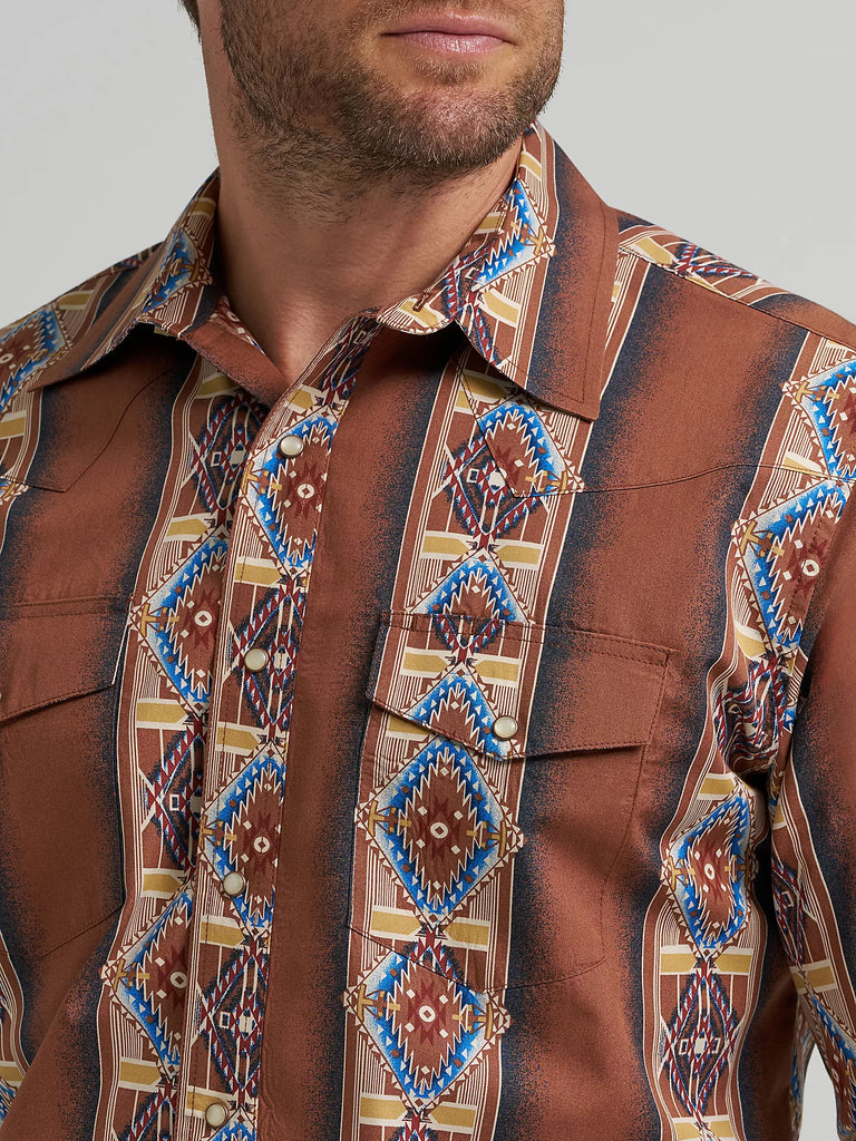Men's Wrangler Checotah Snap Front Shirt #112367724