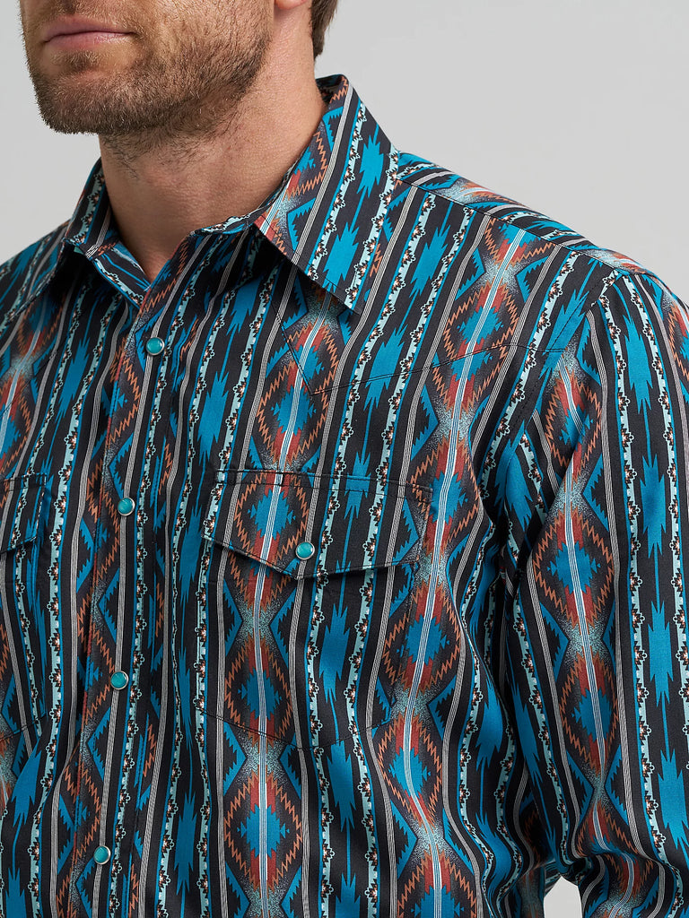 Men's Wrangler Checotah Snap Front Shirt #112367735