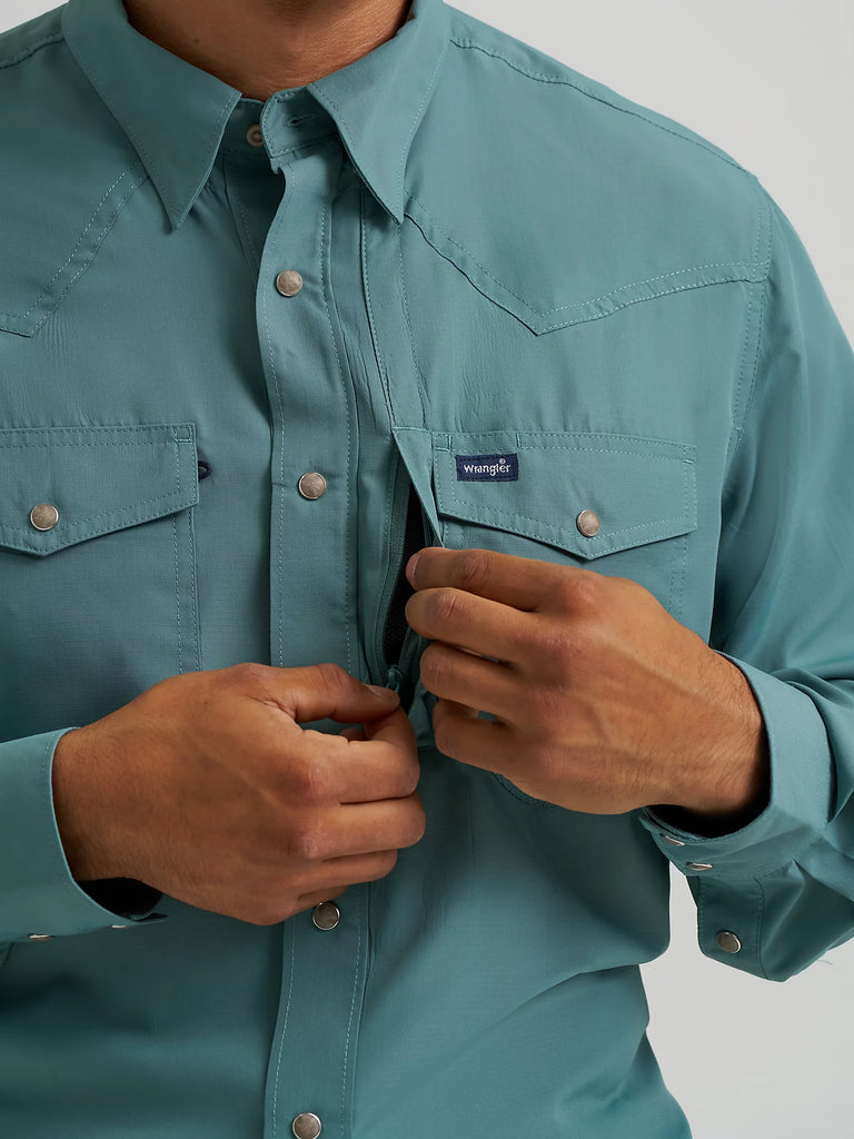 Men's Wrangler Performance Snap Front Shirt #112368052