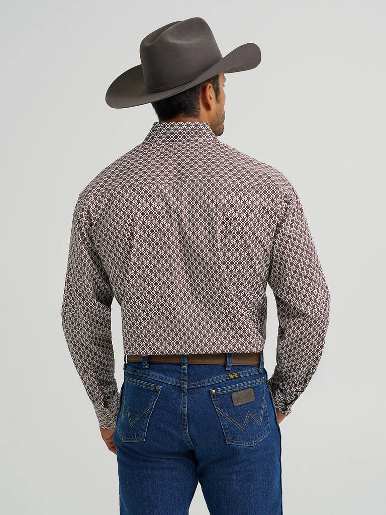 Men's Wrangler George Strait Troubadour Snap Front Shirt #112368211