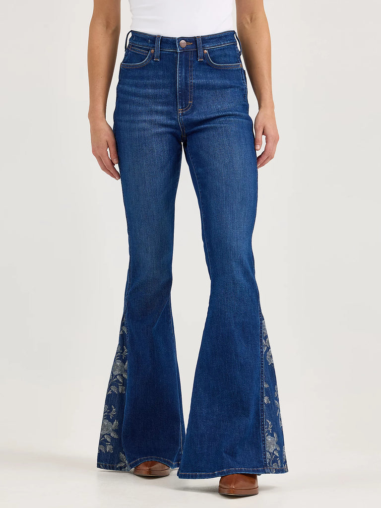 Women's Wrangler Retro Bailey High Rise Pieced Trumpet Flare Jean #112368254
