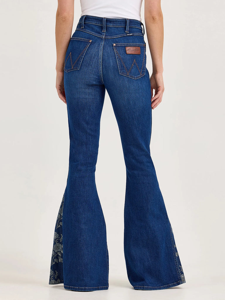 Women's Wrangler Retro Bailey High Rise Pieced Trumpet Flare Jean #112368254